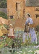 George John Pinwell,RWS In a Garden at Cookham (mk46) china oil painting reproduction